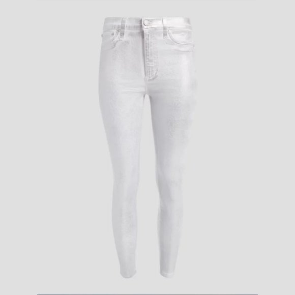 🌺SOLD🌺 Alice + Olivia Foil Metallic Good Jeans! - Picture 4 of 10